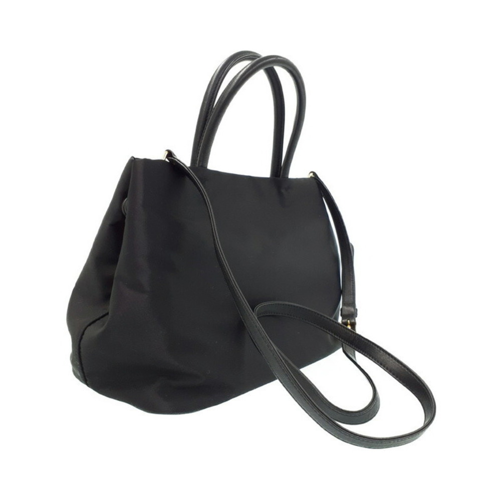 Prada Ribbon Bag Black Logo Handbag Bow Tote